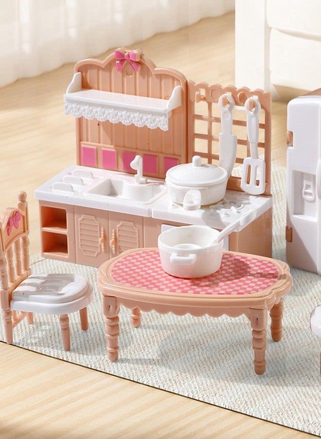 BdelrinQue 10Pcs Miniature Furniture Set, Doll House Set, Doll House Furniture Accessories for Kids, Miniature Doll House Set for Creative Play, Birthday and Festive Gifts Set - Image 5